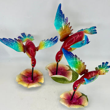 Auto paint metal art