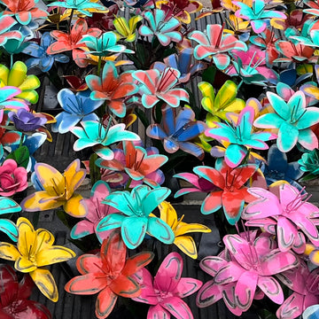 Repurposed metal art
