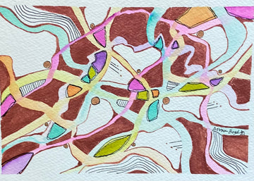 Watercolor Hand Painted