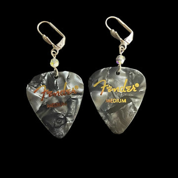 Authentic Guitar Pick Earrings Jewelry