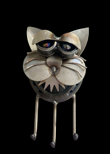 Yard Bird Key Holder Cat