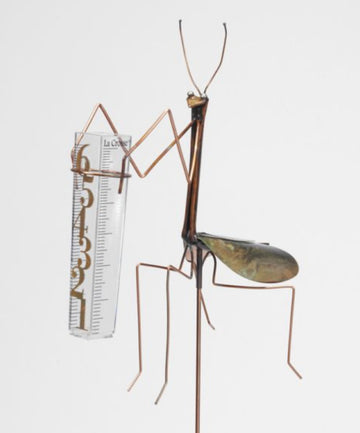 Haw Creek Forge Praying Mantis Rain Gauge