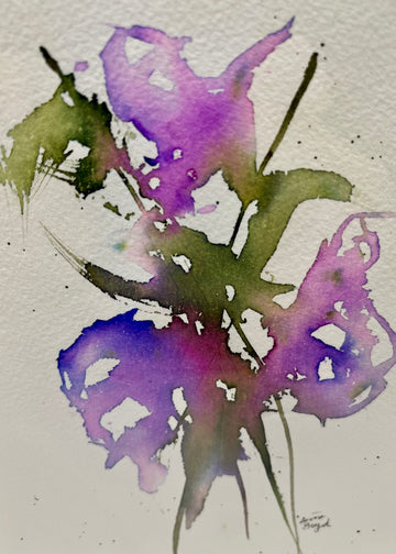 Watercolor Hand Painted