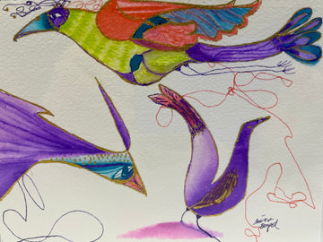 Watercolor Hand Painted