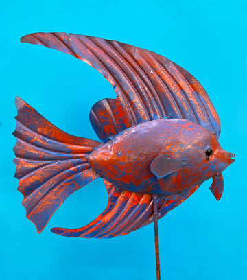 Repurposed Metal Art Fish