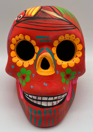 Imports Hand Painted Skull Black Light Paint
