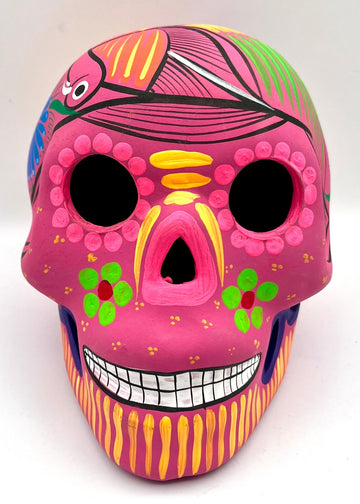 Imports Hand Painted Skull Black Light Paint