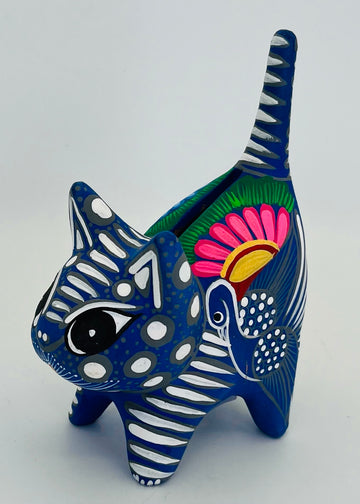 Imports Hand Painted Cat Bank