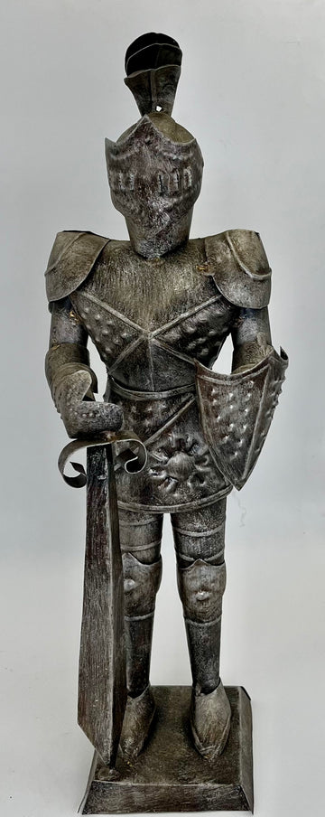 Repurposed Metal Art Knight