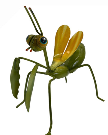 auto paint metal art praying mantis small