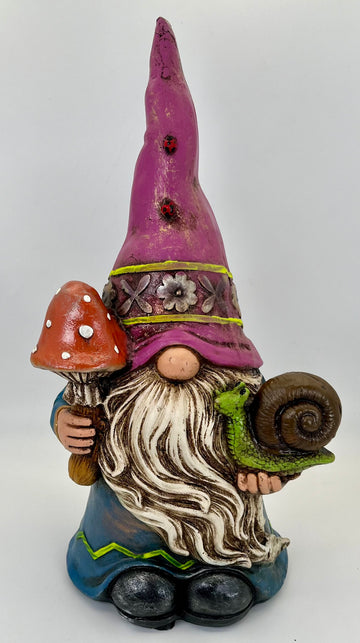 imports gnome pink hat/blue coat