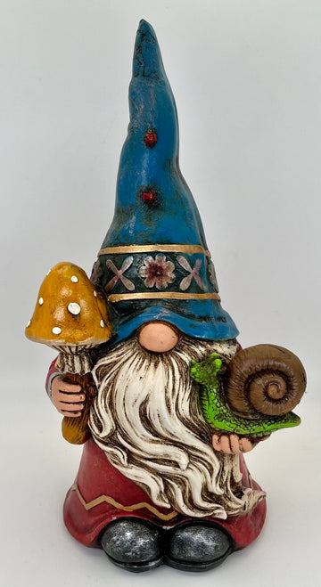 imports gnome blue hat/red coat