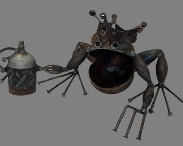 sugarpost frog with jug