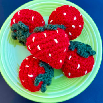 Crochet Food Strawberry