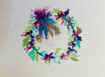 Watercolor Hand Painted