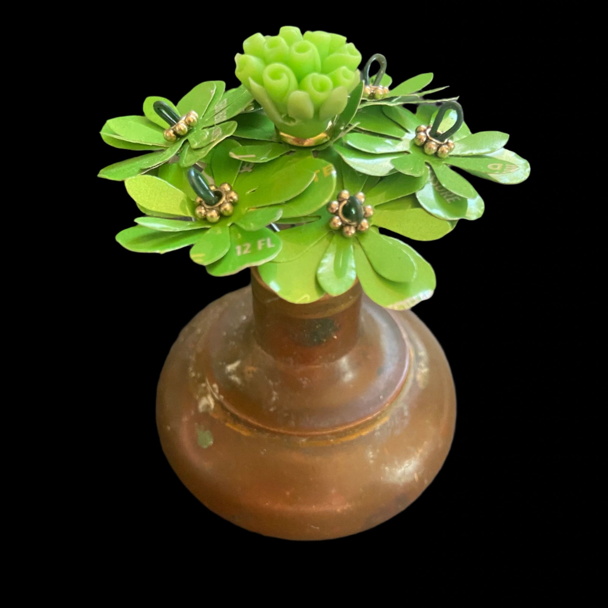 Aluminum Can Art Flower bouquet