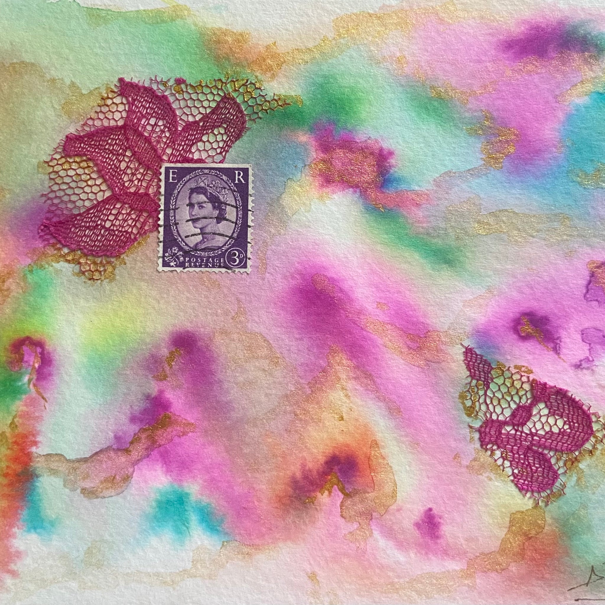 Watercolor + Mixed Media