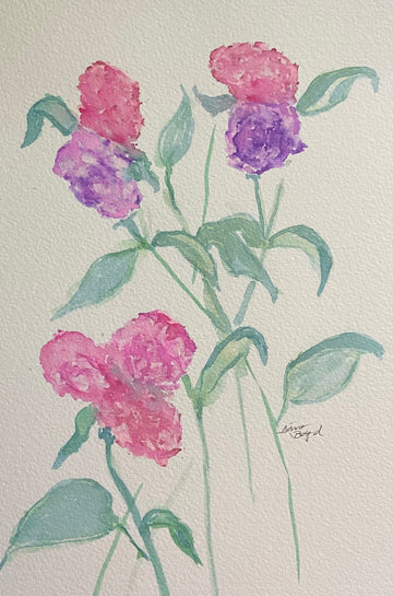 watercolor hand painted
