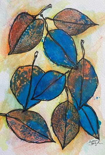 watercolor hand painted