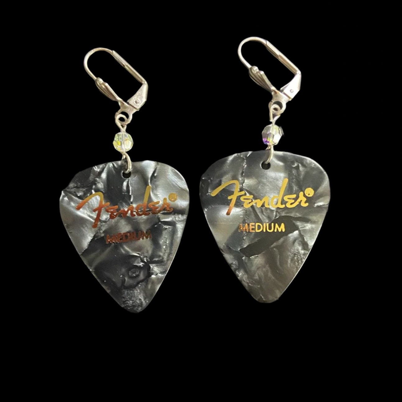 Authentic Guitar Pick Earrings Jewelry