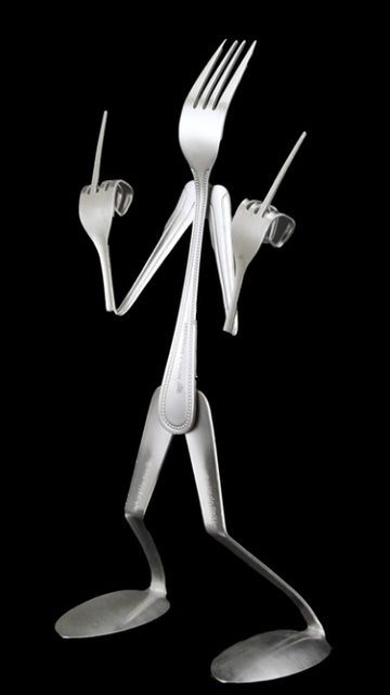 Forked Up Art Double Bird Fork