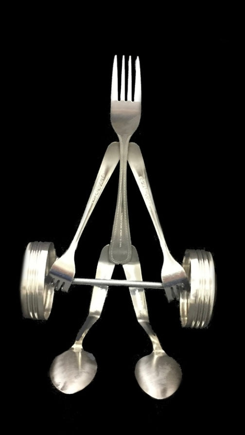 Forked Up Art Weightlifter Fork