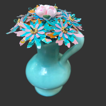 Aluminum  Can  Art Flower Bouquets