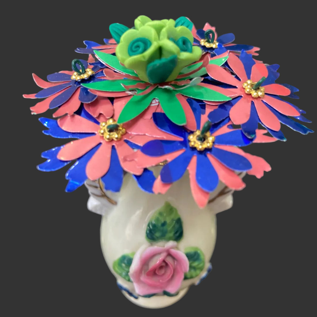 Aluminum Can Art Flower Bouquets