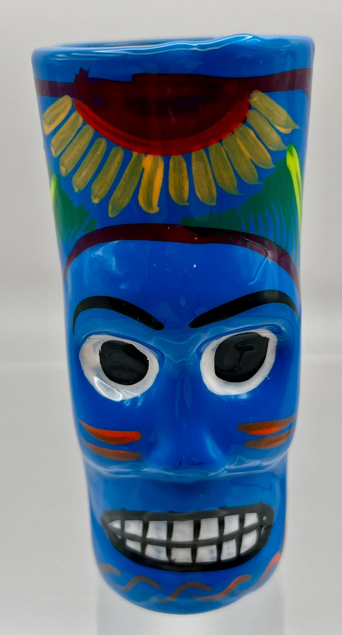 Talavera Shot Glass Blue