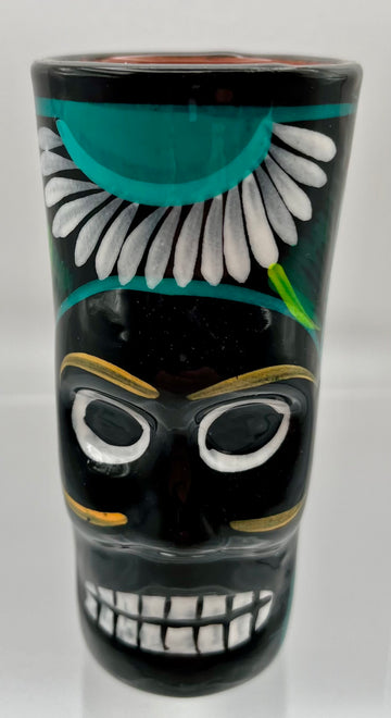 Talavera Shot Glass Black