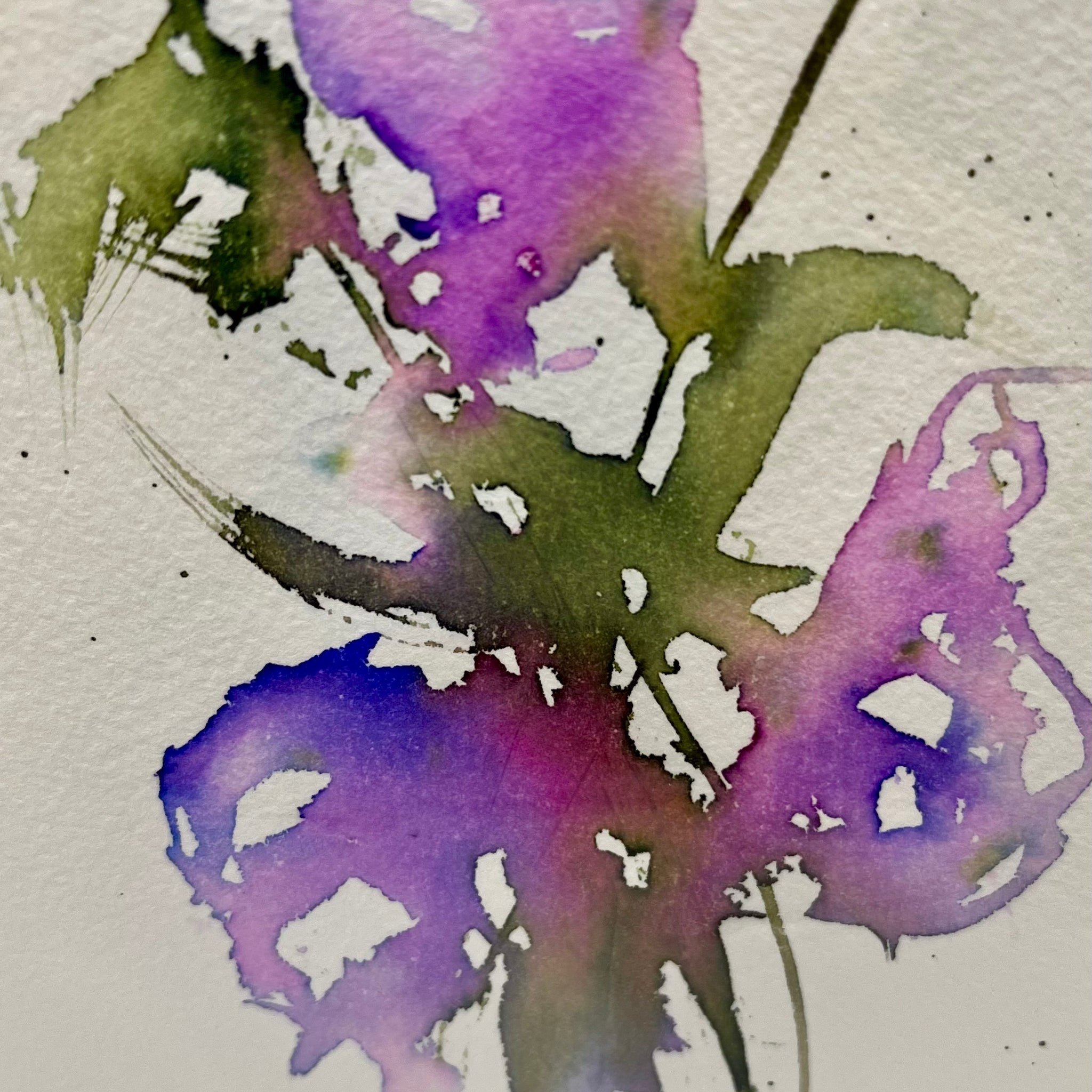 Watercolor Hand Painted