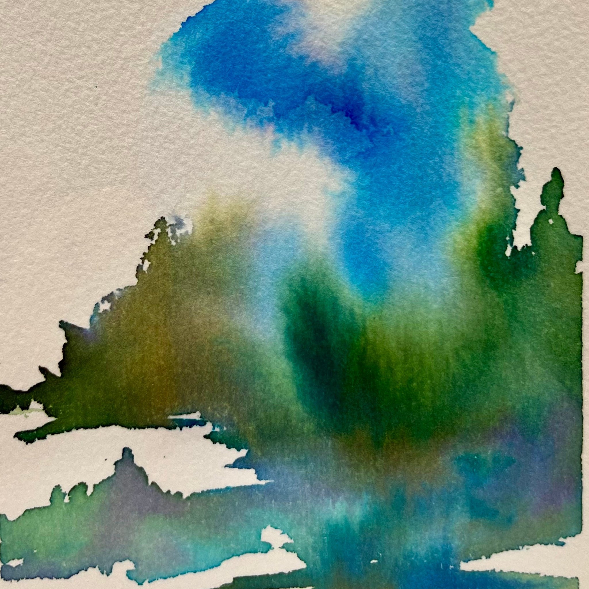 Watercolor Hand Painted