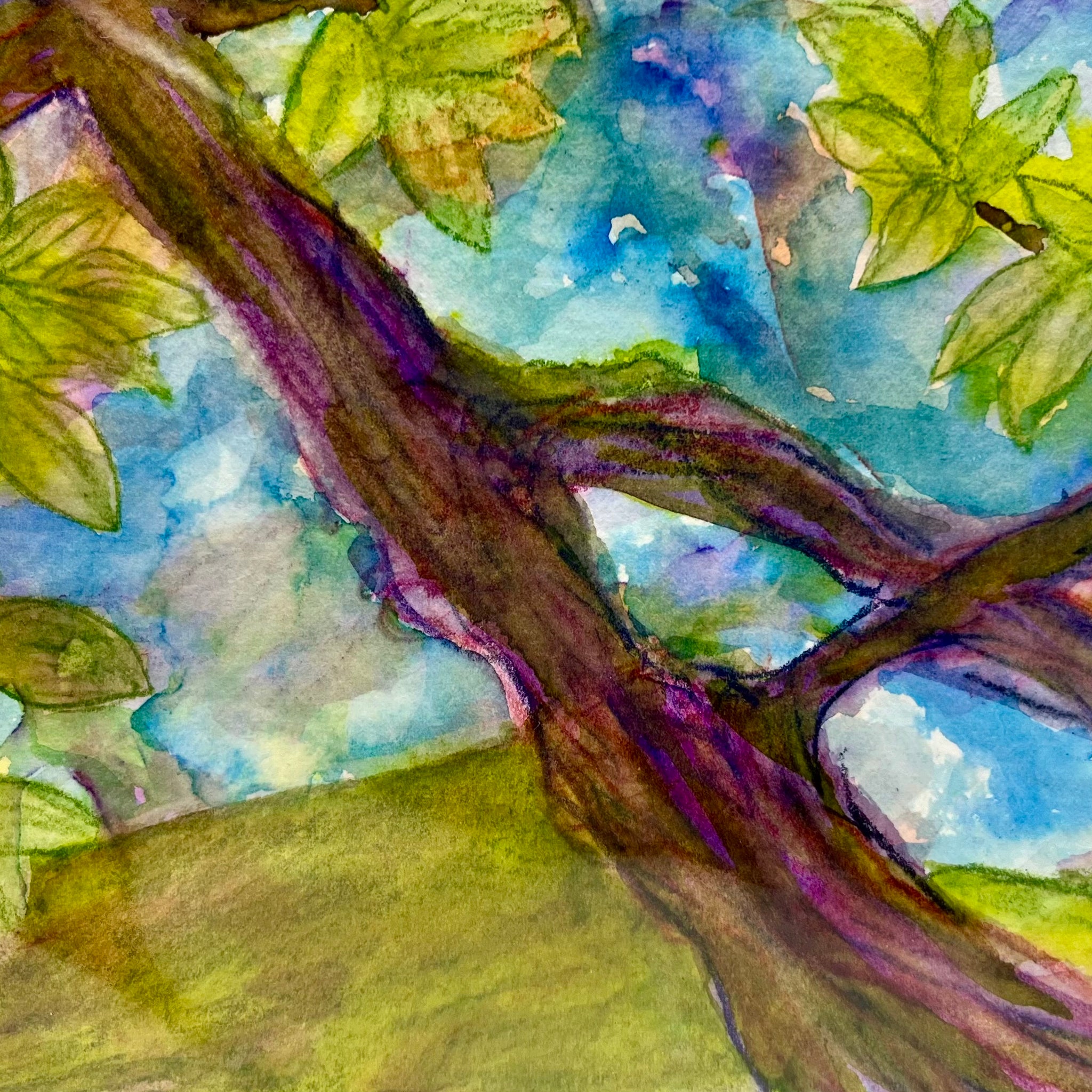 Watercolor Hand Painted