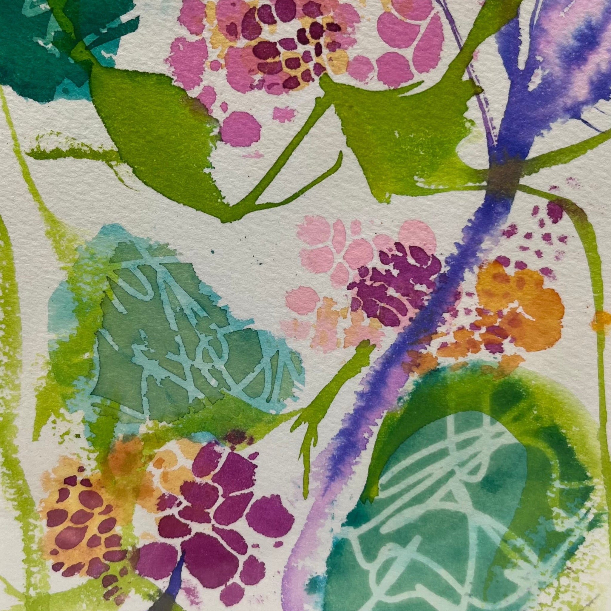 Watercolor Hand Painted