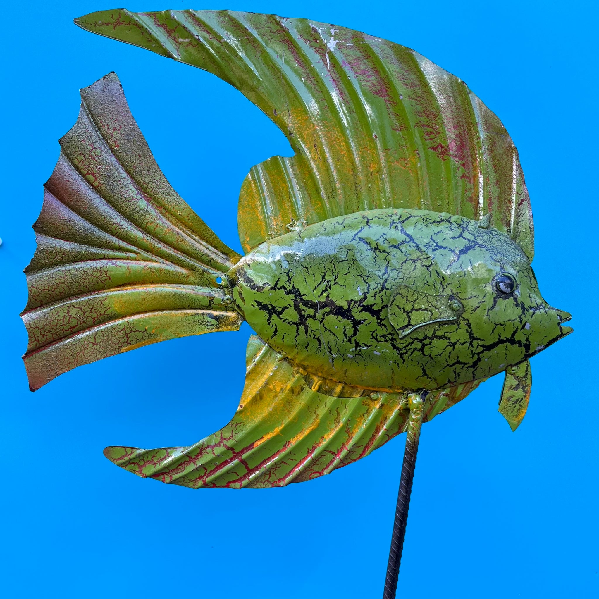 Repurposed Metal Art Fish