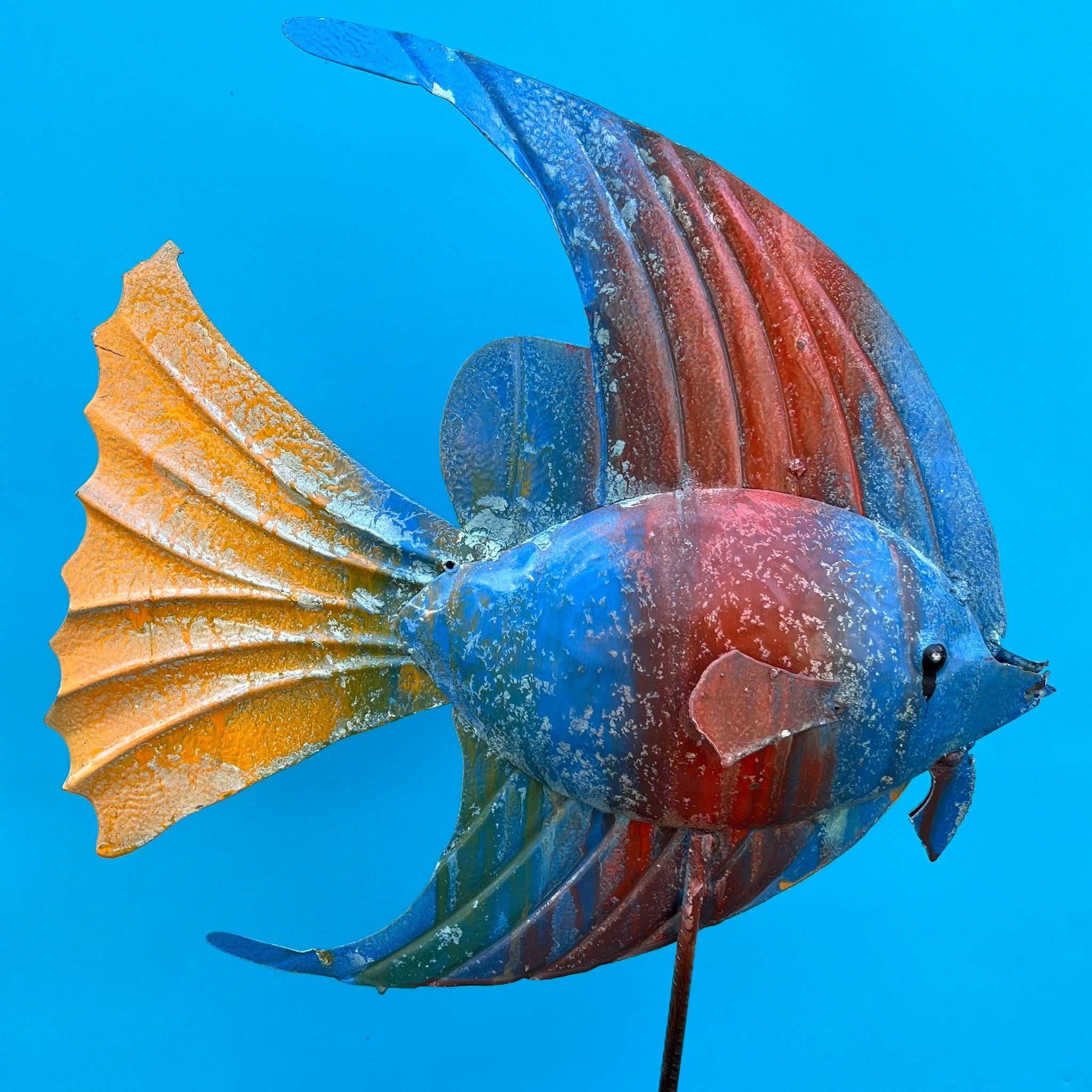Repurposed Metal Art Fish