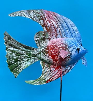 Repurposed Metal Art Fish