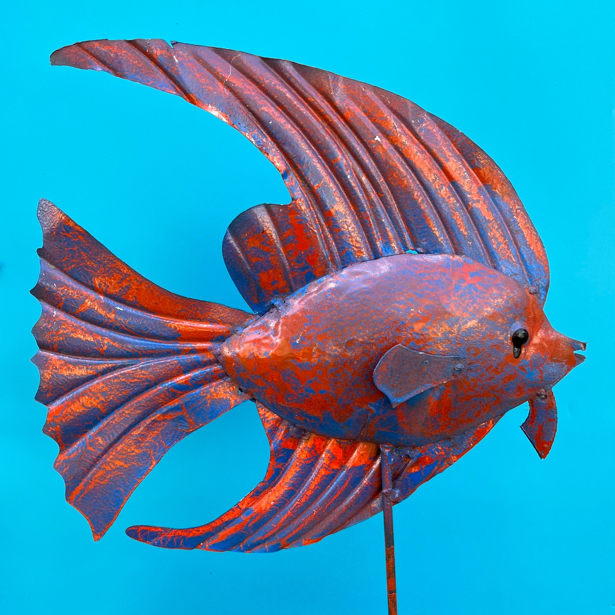 Repurposed Metal Art Fish