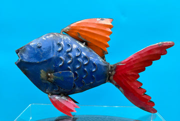Repurposed Metal Art Fish