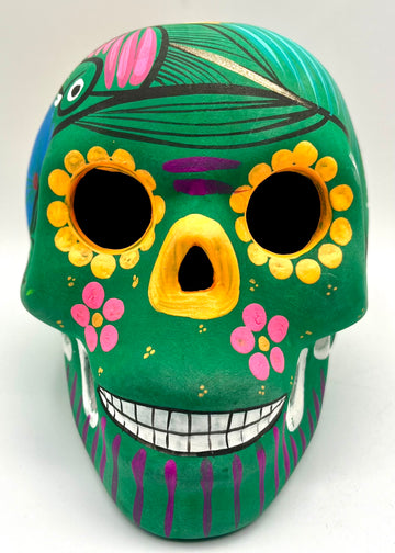 Imports Hand Painted Skull Black Light Paint