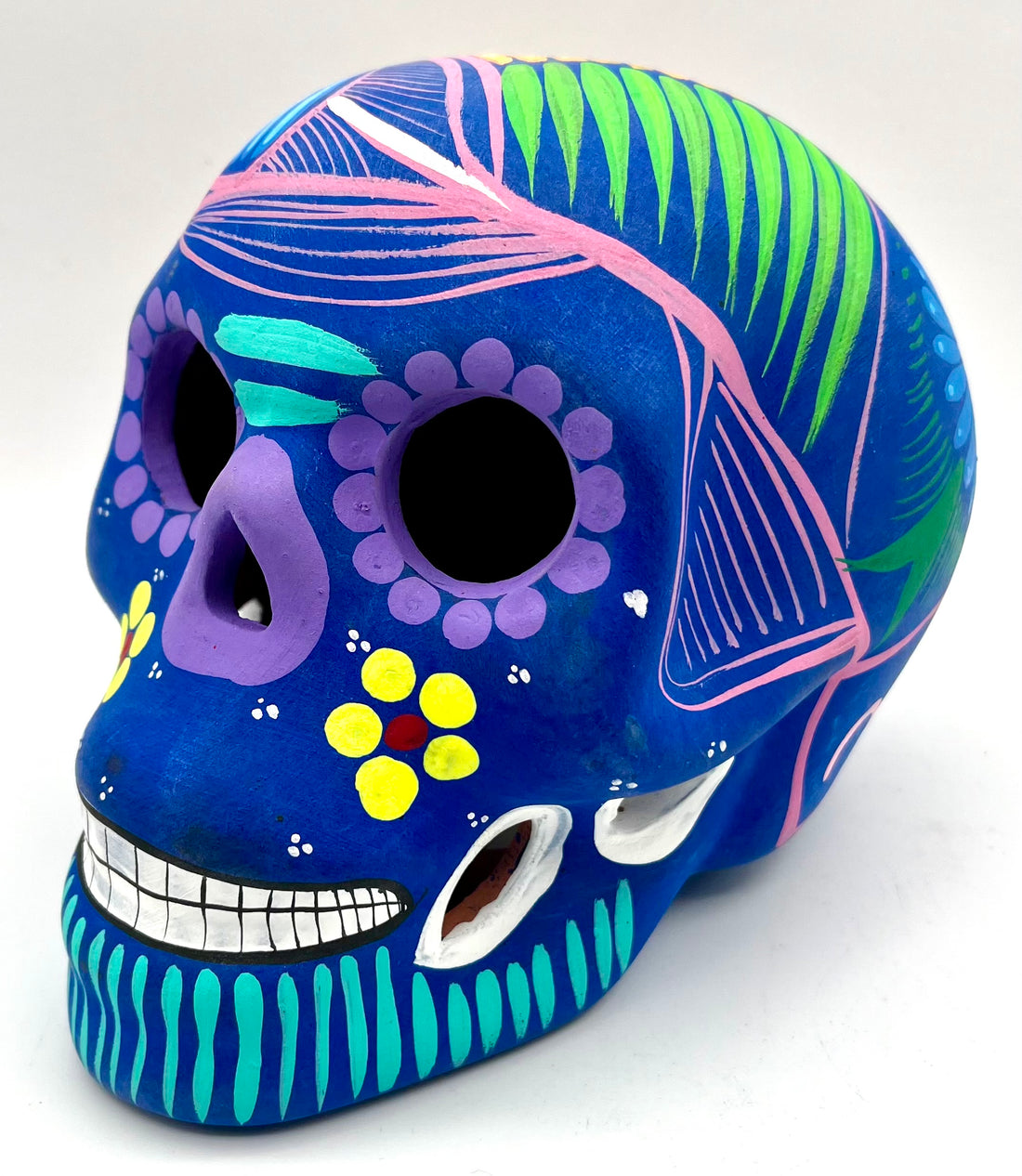 Imports Hand Painted Skull Black Light Paint