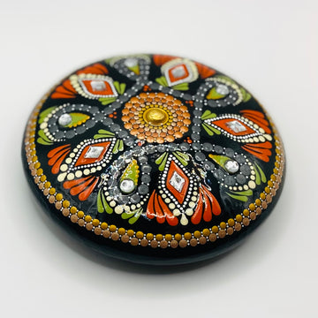 Mandala Dot Rock Art -