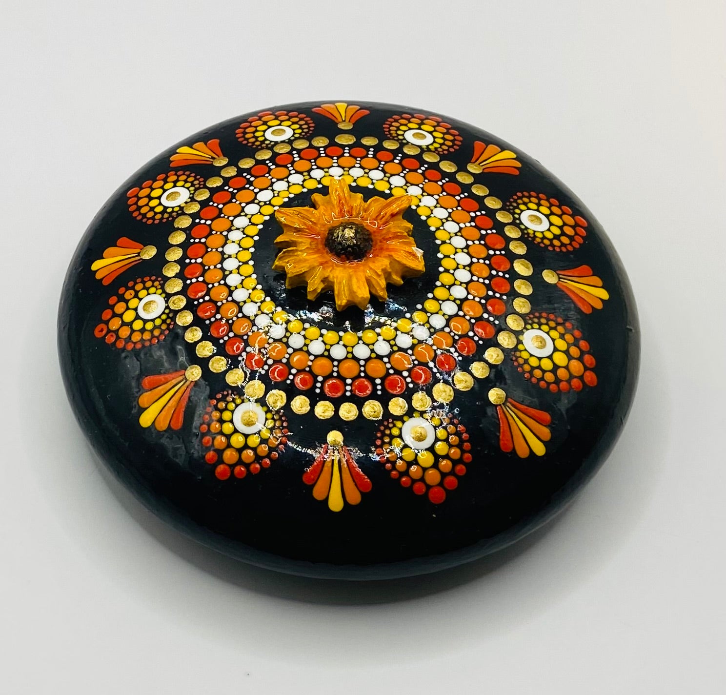 Mandala Dot Rock Art -