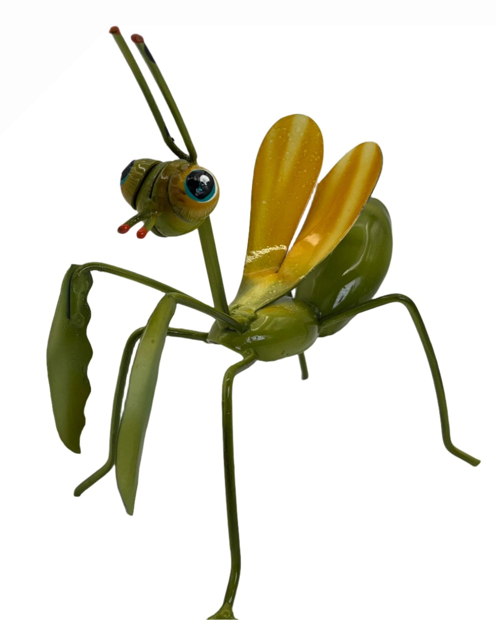 auto paint metal art praying mantis small
