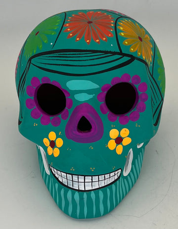 Imports Hand Painted Skull Black Light Paint