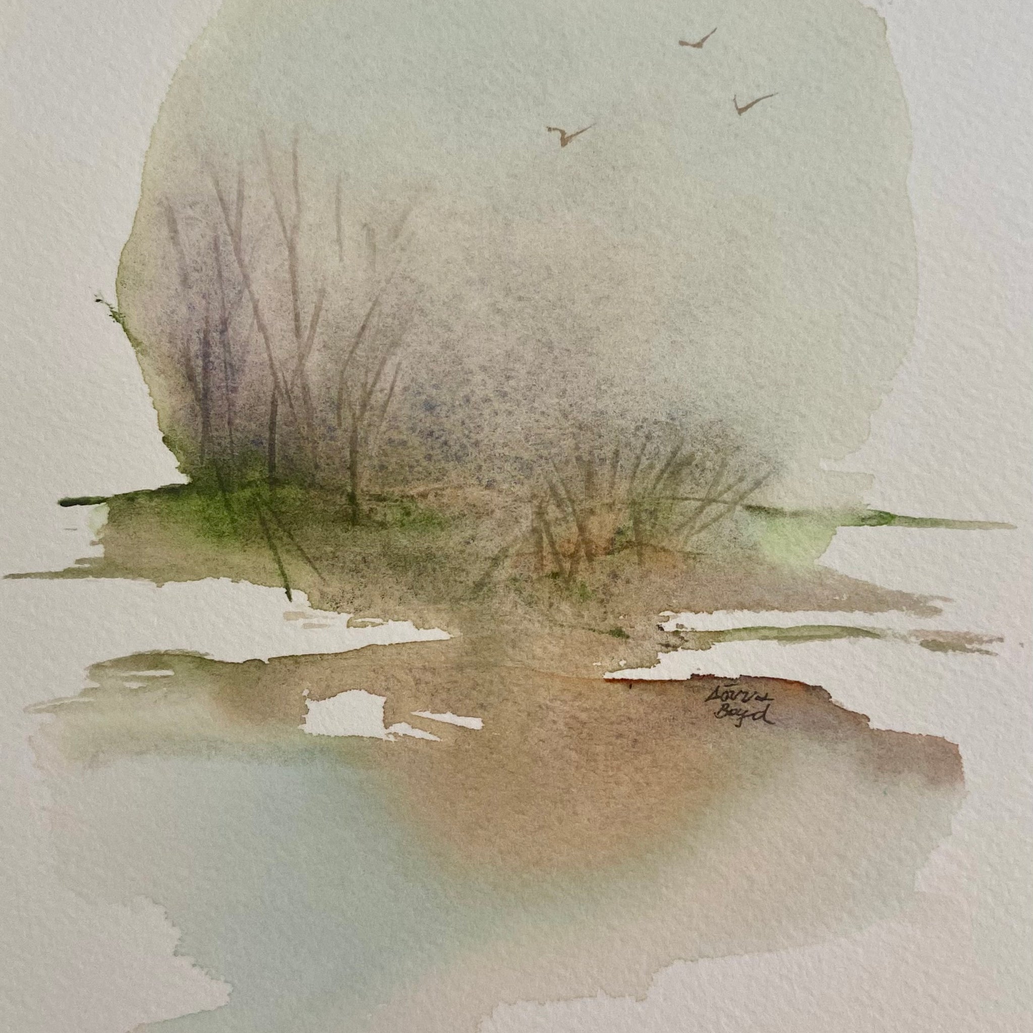 watercolor hand painted